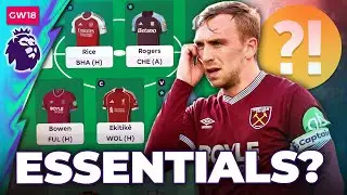 BOWEN DIFFERENTIAL, EKITIKE (C) ESSENTIAL? -8 HIT 🥶 GW18 TEAM SELECTION | FPL 25/26