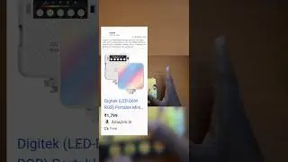 product review of Digitek (LED-D6W RGB) #videography #lighting #techhighlights #productreview
