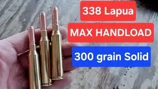 .338 Lapua MAX HANDLOAD 300 grain Cutting Edge Safari Solid (CZ 550)