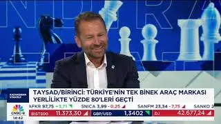 TAYSAD Başkanı Yakup Birinci CNBC-e'ye Değerlendirmelerde Bulundu.