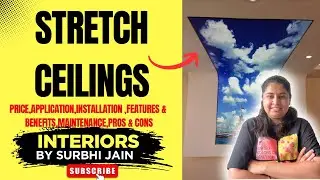 ✨ Stretch Ceiling Design Ideas | Modern & Luxury Ceiling Designs 🏠 | Interior by Surbhi Jain
