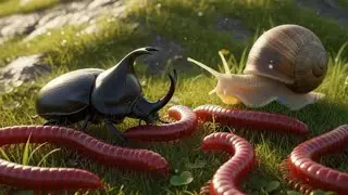 Life in Miniature : Exploring Millipede & Snail Ecosystems Up Close #Millipede #TerrariumEcosystems