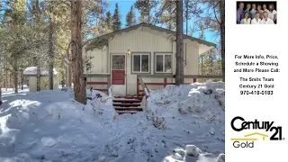 36 HIGH THREE CIRCLE, Leadville, CO Presented by The Smits Team.