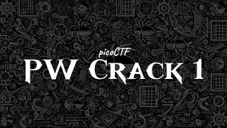 picoCTF: PW Crack 1