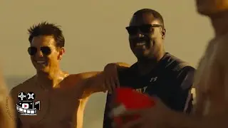 Top Gun Maverick (2022) - Beach Dogfight Football Scene｜Motion Picture Scenes