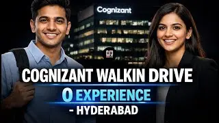 Cognizant Hiring Freshers in Hyderabad | Walk-In Drive Jan 12&ndash;14 | 0 Experience | 200 Openings