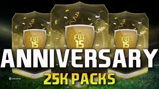 Fifa 15 FUT 6 Year Anniversary 25K Packs and Free Mega Pack - Pack Opening