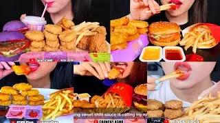 MCDONALD'S BTS MEAL MUKBANG COMPILATION *JANE, SAS ASMR, ASMR PHAN, ZACH CHOI, MUKBANG, HONGYU, N.E*