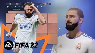 FIFA 22 Pro Clubs Player Look Alike - Karim Benzema