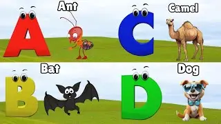 Alphabet Animals Song | Learn the ABC Alphabet Animals Song for Kids | ABC Alphabet Phonics Song