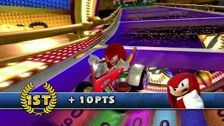 Sonic & Sega All-Stars Racing (PS3) Knuckles Racing In Monkey Cup (Expert)