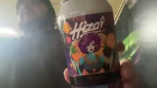 Hiza! peach blackberry kush soda 10mg thc
