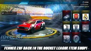 Fennec ZR-F снова в магазине предметов Rocket League!! - Геймплей Rocket League