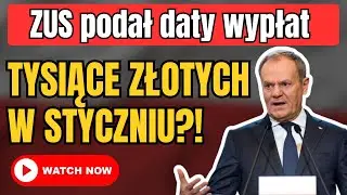 ZUS ogłosił daty 💥 Sprawdź, kiedy emerytura trafi na konto!