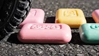 🔥 Realistic Car Tire Crushing ASMR &ndash; Ultra Slow Motion Satisfying Sounds