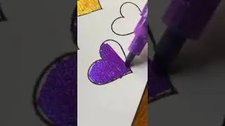 Swatch the Ohuhu Glitter Markers with me #ohuhumarkers #ohuhuglittermarkers #artsupplies