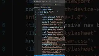 How to make responsive nav bar | Responsive nav bar using html,css and javascript #htmlcsstutorial