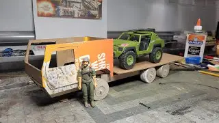 G.I.JOE  Sampson 6x6 truck transport cab, G.I.JOE 1987!!!