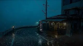 Rainy Night Lofi ☔ Calm Your Thoughts in a Foggy Night Caf&eacute; &bull; Focus & Study