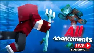 Minecraft 100% Advancement Series But We Have 0% Braincells 😭 | NyxShade #minecraftlive