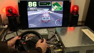 [アーケード基板]EMERGENCY CALL AMBULANCE（救急車の海外版）[SEGA／MODEL3]の取付方と動作確認2026年1月3日