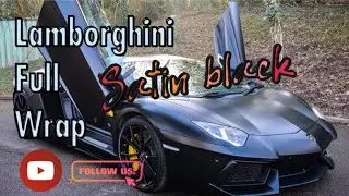 Lamborghini aventador wrap