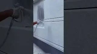 Exterior Wall Sand-Proof Spray! Transforming Walls with One Coat&mdash;So Effective!#shorts