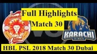 Full Highlights  || Karachi Kings Vs Islamabad Unitd 30th Match Highlights || KRK VS ISU Matc 27 ||