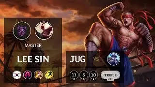 Lee Sin Jungle vs Sejuani - KR Master Patch 9.11