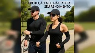 Review: Manguito Uv50 Prote&ccedil;&atilde;o Solar Bra&ccedil;o Compress&atilde;o Corrida Bike Cor Preto Tamanho Padr&atilde;o