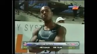 2002 Athens 100m -0.2w 9.97  Maurice Greene  10.6.02