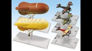 Wings of Glory Caquot M/ Ae 800 Drachen's & Nieuport 16's Unboxing