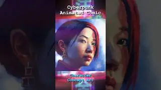 Character Concept Art From my Cyberpunk Animated Comic Series
