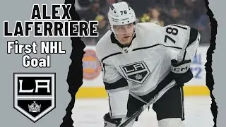 Alex Laferriere #78 (Los Angeles Kings) first NHL goal Oct 21, 2023