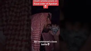 Doing aztec death whistle prank on Royal vizier of Agrabah💀
