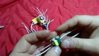Demonstra&ccedil;&atilde;o Driver Para ligar Leds diretamente na Rede el&eacute;trica 110V 220V Link abaixo 👇