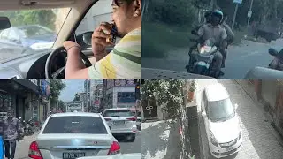 Karnal police 👮 la gai picha   Sirean baja baja kar la raha tha maja 😁😂