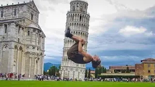 LEANING TOWER SLOW-MO FUN
