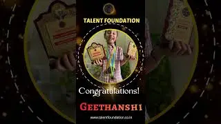 Geethanshi | Talent Kids | Talent Foundation #winner #talentfoundation #talentkids #kidsevents