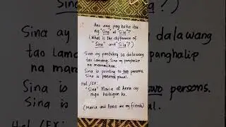 Tagalog learning videos They and them. #learntagalogph #tagalog #they