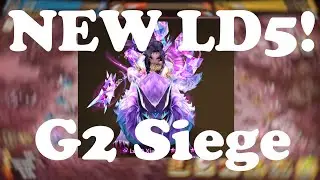 I SUMMONED A NEW LD5!! CLOSE HIGH G2 SIEGE vs Zdaddy & Phenix Five w/Runes&Artifacts | Summoners War