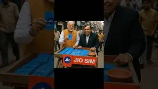 When Modi and Mukesh Ambani Sell Jio SIMs in Mumbai Market | Viral Street Skit