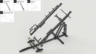 EonfitOmni EL2 Leg Press Hack Squat Machine Assemble Video