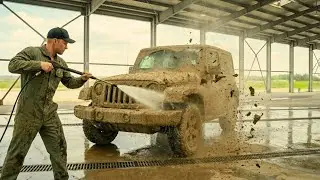 1 Ton of Mud Was Removed from the Off-Road Vehicle