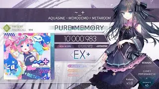 Arcaea | AQUASINE ~ MEMODEMO + METAROOM - ~_+ (Present 8 PM Max-11/+983 with Note SFX On)