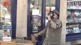 John Girvan - The Air Raid Warden at Sidmouth Street Festival