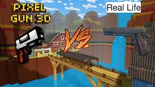 Pixel Gun 3D vs Real Life