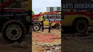 TRACTOR HAYDRA AND POST HOLE DIGEAR.