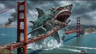 Megalodon vs. U.S. Navy: The Catastrophic Battle for the Golden Gate Bridge