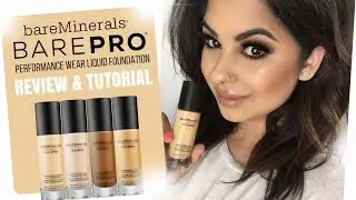 BareMinerals BARE PRO Performance Wear Liquid Foundation | Review & Tutorial